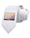 CO Sunset Cliffs Printed White Necktie
