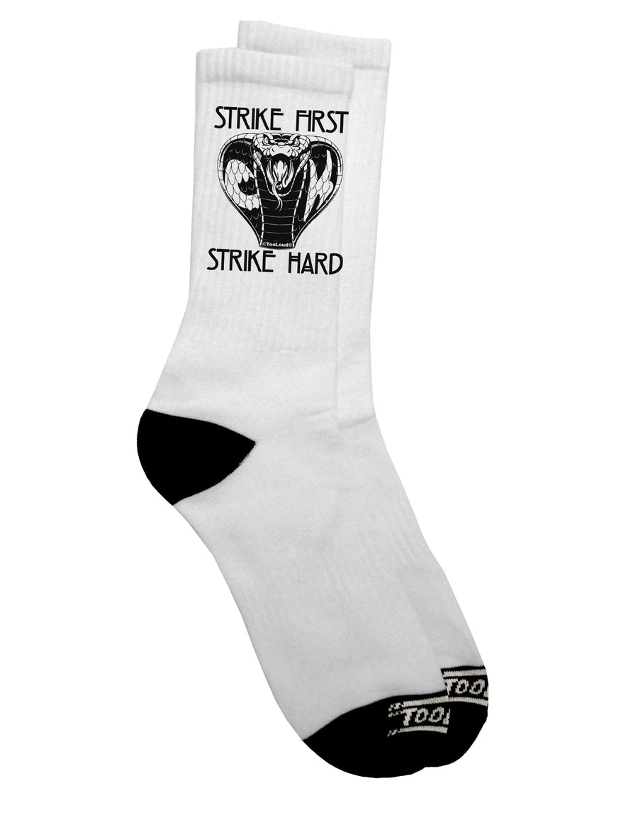 Cobra Dark Adult Socks - A Striking and Powerful Addition to Your Wardrobe - TooLoud-Socks-TooLoud-Short-Ladies-4-6-Davson Sales