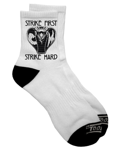 Cobra Dark Adult Socks - A Striking and Powerful Addition to Your Wardrobe - TooLoud-Socks-TooLoud-Short-Ladies-4-6-Davson Sales