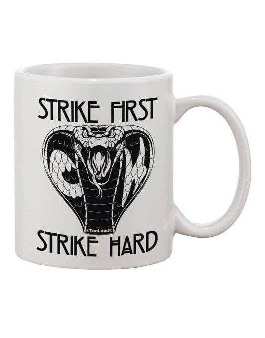 Cobra Printed 11 oz Coffee Mug - Expertly Crafted for the Discerning Drinkware Enthusiast-11 OZ Coffee Mug-TooLoud-Davson Sales