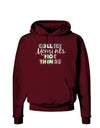 Collect Moments Not Things Dark Hoodie Sweatshirt-Hoodie-TooLoud-Maroon-Small-Davson Sales