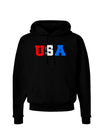 Collegiate USA Dark Hoodie Sweatshirt-Hoodie-TooLoud-Black-Small-Davson Sales