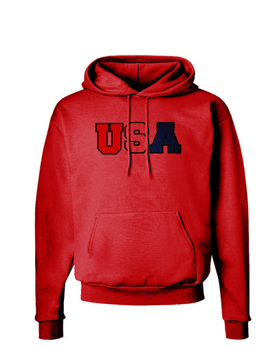 Collegiate USA Hoodie Sweatshirt-Hoodie-TooLoud-Red-Small-Davson Sales