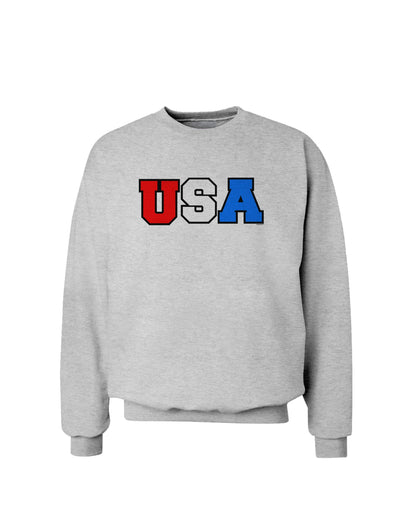 Collegiate USA Sweatshirt-Sweatshirts-TooLoud-AshGray-Small-Davson Sales