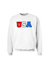 Collegiate USA Sweatshirt-Sweatshirts-TooLoud-White-Small-Davson Sales