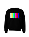 Color Bars Test Signal Adult Dark Sweatshirt-Sweatshirts-TooLoud-Black-Small-Davson Sales