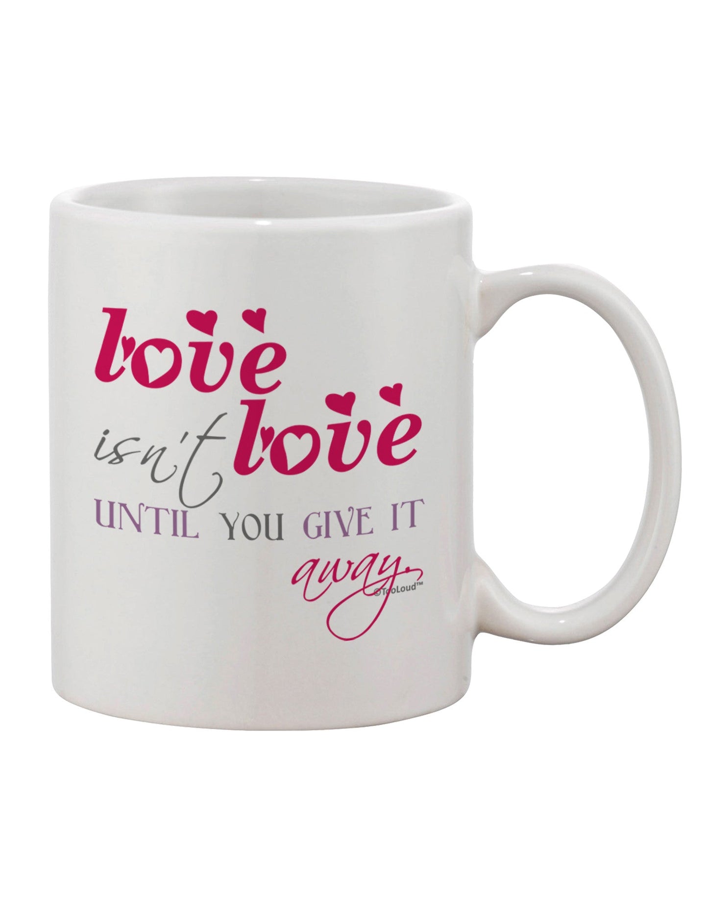Color Printed 11 oz Coffee Mug - The Perfect Expression of Love-11 OZ Coffee Mug-TooLoud-White-Davson Sales
