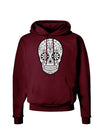 Color Your Own Dia de los Muertos Calavera Dark Hoodie Sweatshirt-Hoodie-TooLoud-Maroon-Small-Davson Sales