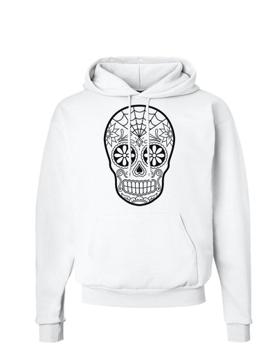 Color Your Own Dia de los Muertos Calavera Hoodie Sweatshirt-Hoodie-TooLoud-White-Small-Davson Sales