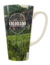 Colorado Beauty - Cliffs 16 Ounce Conical Latte Coffee Mug All Over Print - Crafted by a Drinkware Expert-Conical Latte Mug-TooLoud-White-Davson Sales