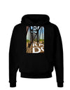 Colorado Bridge Text Dark Hoodie Sweatshirt-Hoodie-TooLoud-Black-Small-Davson Sales