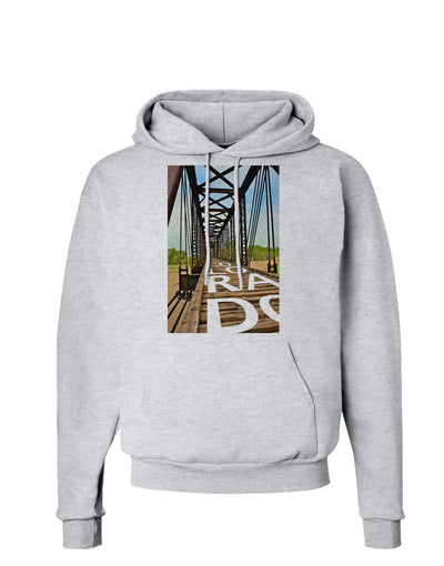 Colorado Bridge Text Hoodie Sweatshirt-Hoodie-TooLoud-AshGray-Small-Davson Sales