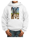 Colorado Bridge Text Youth Hoodie Pullover Sweatshirt-Youth Hoodie-TooLoud-White-XS-Davson Sales