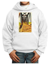 Colorado Bridge Watercolor Youth Hoodie Pullover Sweatshirt-Youth Hoodie-TooLoud-White-XS-Davson Sales