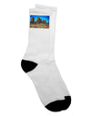 Colorado Crags Adult Crew Socks - A Must-Have for Outdoor Enthusiasts!-Socks-TooLoud-White-Ladies-4-6-Davson Sales