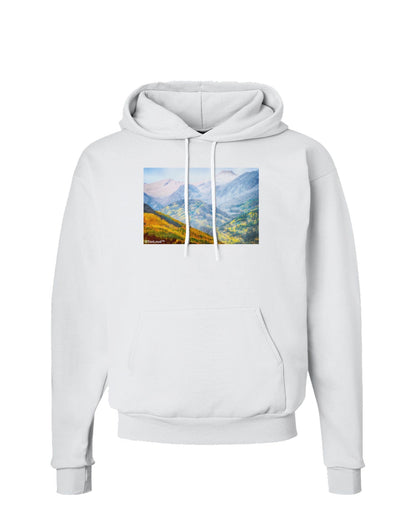 Colorado Fog Mountains Hoodie Sweatshirt-Hoodie-TooLoud-White-Small-Davson Sales