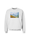 Colorado Fog Mountains Sweatshirt-Sweatshirts-TooLoud-White-Small-Davson Sales