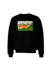 Colorado Forrest Watercolor Adult Dark Sweatshirt-Sweatshirts-TooLoud-Black-Small-Davson Sales