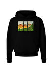 Colorado Forrest Watercolor Dark Hoodie Sweatshirt-Hoodie-TooLoud-Black-Small-Davson Sales