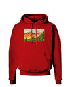 Colorado Forrest Watercolor Dark Hoodie Sweatshirt-Hoodie-TooLoud-Red-Small-Davson Sales