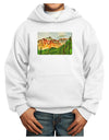 Colorado Forrest Watercolor Youth Hoodie Pullover Sweatshirt-Youth Hoodie-TooLoud-White-XS-Davson Sales