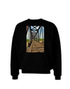 Colorado Landscape Bridge Adult Dark Sweatshirt-Sweatshirts-TooLoud-Black-Small-Davson Sales