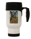 Colorado Landscape Bridge Stainless Steel 14oz Travel Mug-Travel Mugs-TooLoud-White-Davson Sales