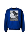 Colorado Landscape Monochrome Adult Dark Sweatshirt-Sweatshirts-TooLoud-Deep-Royal-Blue-Small-Davson Sales