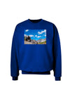 Colorado Landscape Ruins Adult Dark Sweatshirt-Sweatshirts-TooLoud-Deep-Royal-Blue-Small-Davson Sales