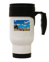 Colorado Landscape Ruins Stainless Steel 14oz Travel Mug-Travel Mugs-TooLoud-White-Davson Sales