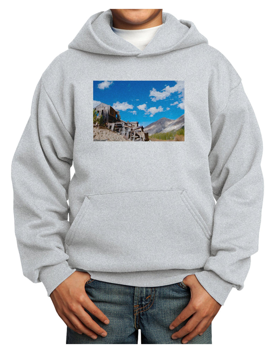 Colorado Landscape Ruins Youth Hoodie Pullover Sweatshirt-Youth Hoodie-TooLoud-White-XS-Davson Sales