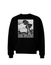 Colorado Landscape Text BW Adult Dark Sweatshirt-Sweatshirts-TooLoud-Black-Small-Davson Sales