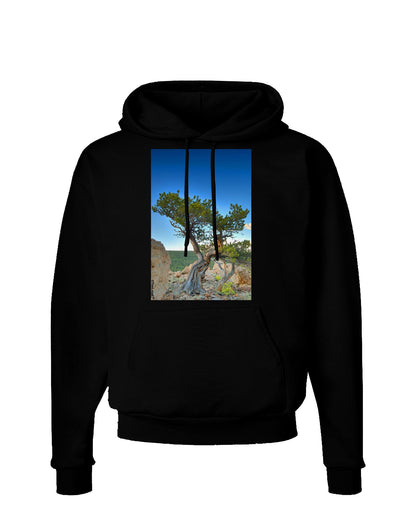 Colorado Landscape Tree Dark Hoodie Sweatshirt-Hoodie-TooLoud-Black-Small-Davson Sales