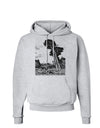 Colorado Landscape Watercolor BW Hoodie Sweatshirt-Hoodie-TooLoud-AshGray-Small-Davson Sales