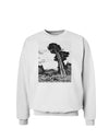 Colorado Landscape Watercolor BW Sweatshirt-Sweatshirts-TooLoud-White-Small-Davson Sales