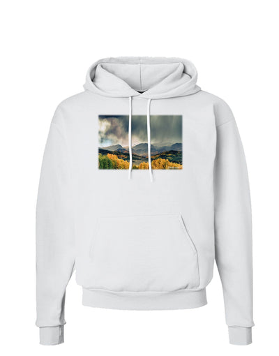 Colorado Mountain Scene Photo Hoodie Sweatshirt-Hoodie-TooLoud-White-Small-Davson Sales