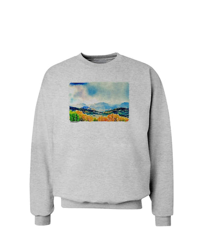 Colorado Mountain Scene Sweatshirt-Sweatshirts-TooLoud-AshGray-Small-Davson Sales