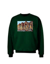 Colorado Mountain Spires Adult Dark Sweatshirt-Sweatshirts-TooLoud-Deep-Forest-Green-Small-Davson Sales