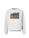 Colorado Mountain Spires Sweatshirt-Sweatshirts-TooLoud-White-Small-Davson Sales