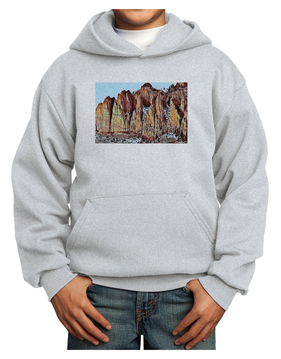 Colorado Mountain Spires Youth Hoodie Pullover Sweatshirt-Youth Hoodie-TooLoud-White-XS-Davson Sales