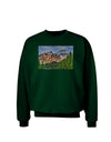 Colorado Mountains Forrest Adult Dark Sweatshirt-Sweatshirts-TooLoud-Deep-Forest-Green-Small-Davson Sales