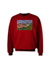 Colorado Mountains Forrest Adult Dark Sweatshirt-Sweatshirts-TooLoud-Deep-Red-Small-Davson Sales