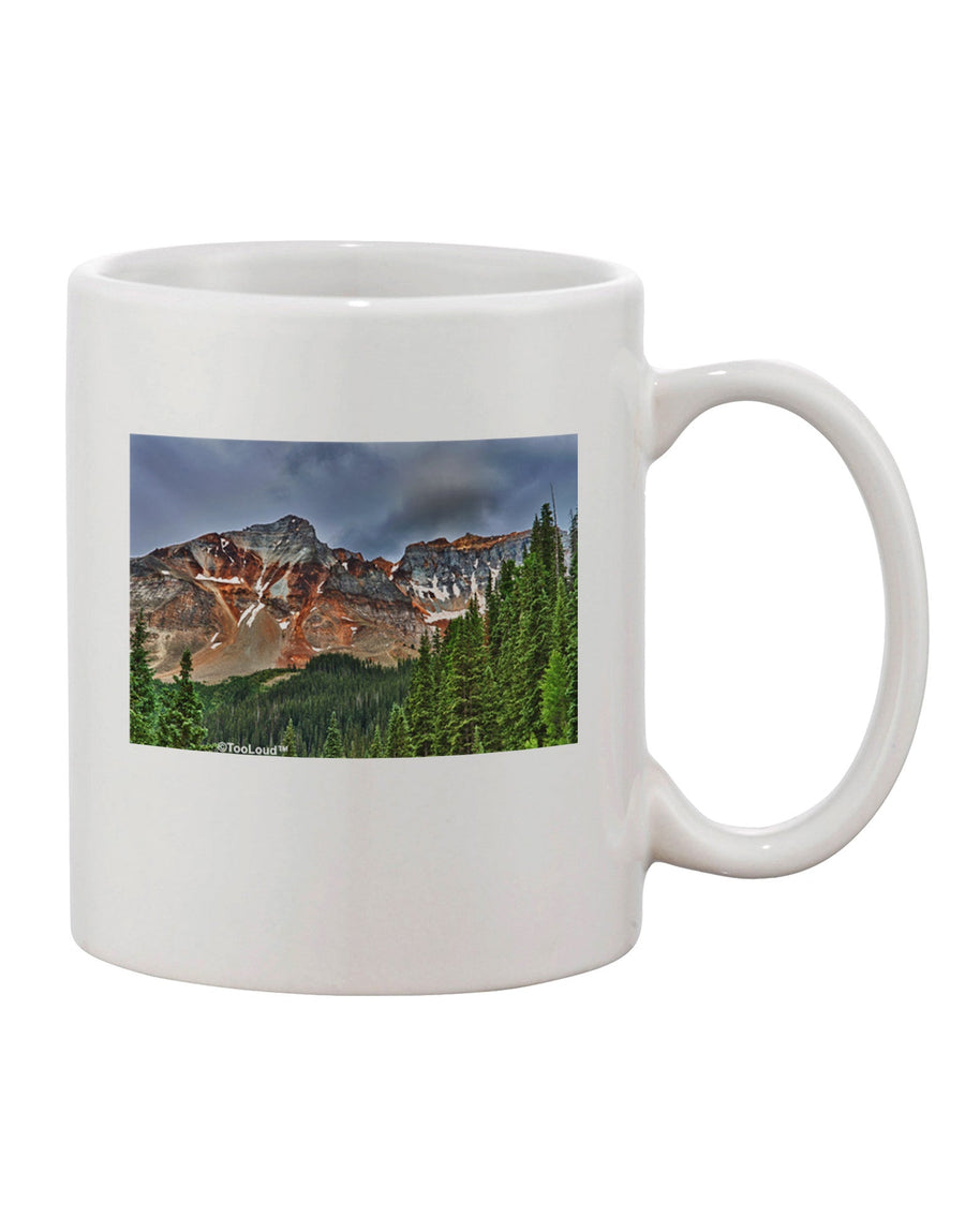 Colorado Mountains Forrest Design 11 oz Coffee Mug - Expertly Crafted Drinkware-11 OZ Coffee Mug-TooLoud-White-Davson Sales