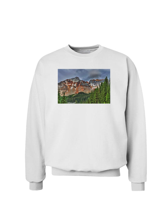 Colorado Mountains Forrest Sweatshirt-Sweatshirts-TooLoud-White-Small-Davson Sales