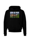 Colorado Mountains Forrest Text Dark Hoodie Sweatshirt-Hoodie-TooLoud-Black-Small-Davson Sales