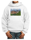 Colorado Mountains Forrest Text Youth Hoodie Pullover Sweatshirt-Youth Hoodie-TooLoud-White-XS-Davson Sales