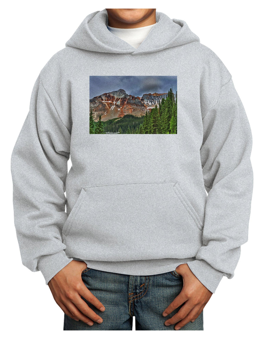 Colorado Mountains Forrest Youth Hoodie Pullover Sweatshirt-Youth Hoodie-TooLoud-White-XS-Davson Sales