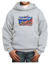 Colorado Mtn Sunset Bold WaterColor Youth Hoodie Pullover Sweatshirt-Youth Hoodie-TooLoud-Ash-XS-Davson Sales