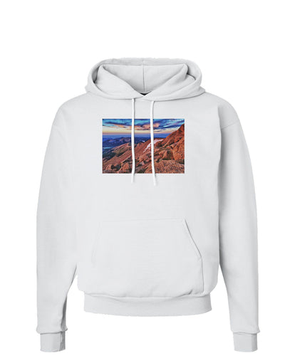 Colorado Mtn Sunset Hoodie Sweatshirt-Hoodie-TooLoud-White-Small-Davson Sales