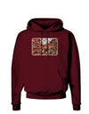 Colorado Painted Rocks Watercolor Dark Hoodie Sweatshirt-Hoodie-TooLoud-Maroon-Small-Davson Sales